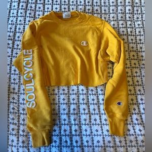 Champion x Soulcycle Cropped Sweatshirt